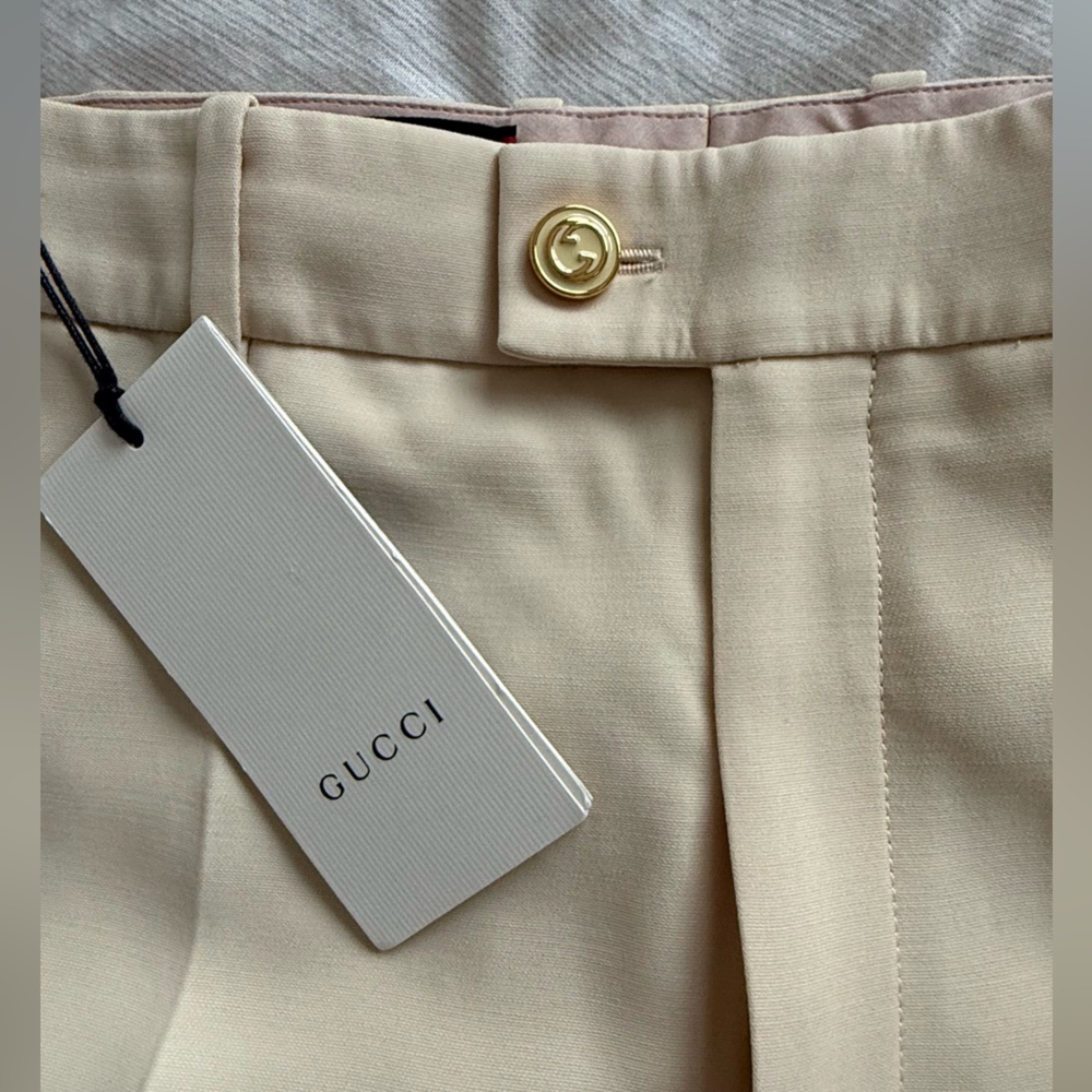 Gucci NWT silk and wool blended Trousers - Picture 5 of 8